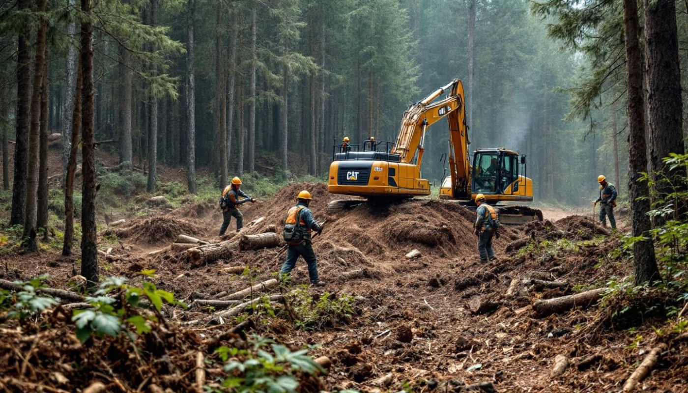 Comment les services de défrichement améliorent-ils la préparation des sites miniers ?